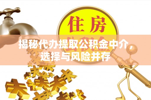 丹寨揭秘代办提取公积金中介，选择与风险并存