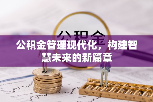 丹寨公积金管理现代化，构建智慧未来的新篇章