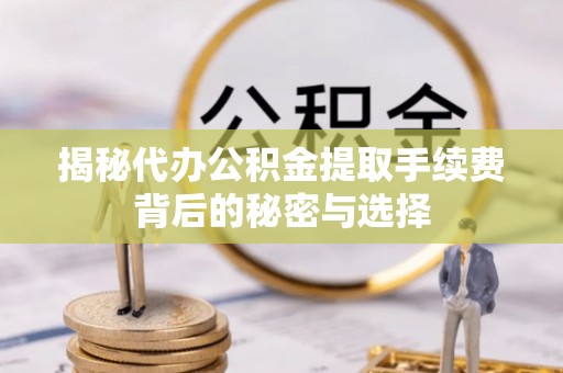 丹寨揭秘代办公积金提取手续费背后的秘密与选择