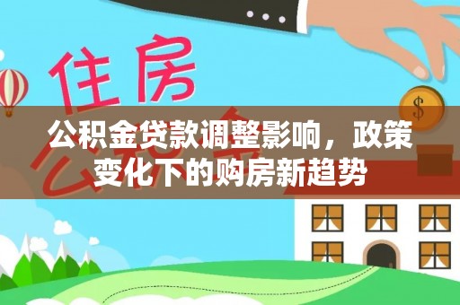 丹寨公积金贷款调整影响，政策变化下的购房新趋势
